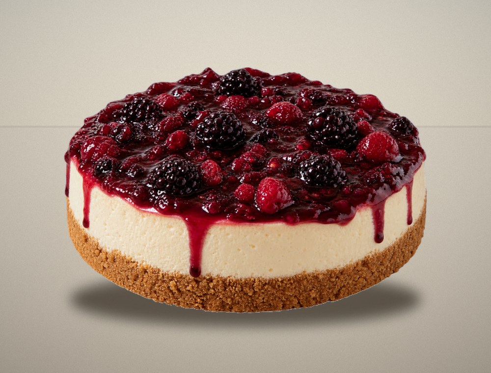 Cheesecake con frutos rojos